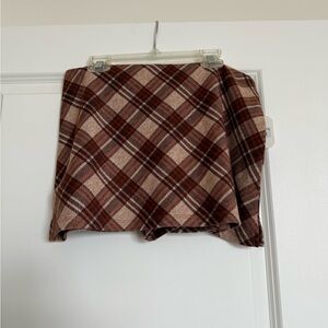 Altar'd State Plaid Mini Skort